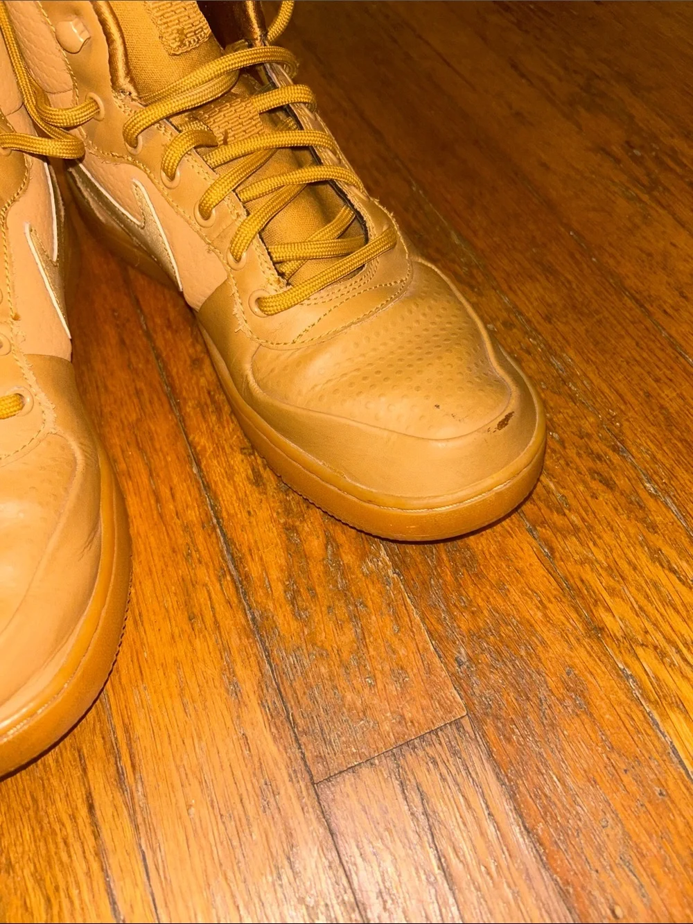 Nike Men's High-Top Sneakers in Wheat/Tan